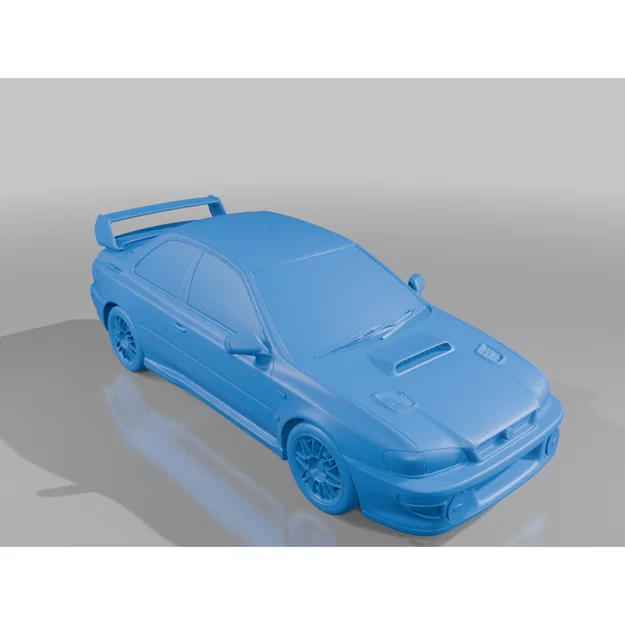 Mô hình 3D Subaru Impreza 22B STI: Tuyệt phẩm xe đua cho dân mê DIY - Image 2
