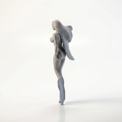 Mô hình 3D Nàng Tiên Cá - Tượng Fantasy Nữ
