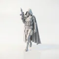 Mô hình 3D Nữ Chiến Binh Đánh Thuê Chiến Thuật In 3D - Thumbnail 1