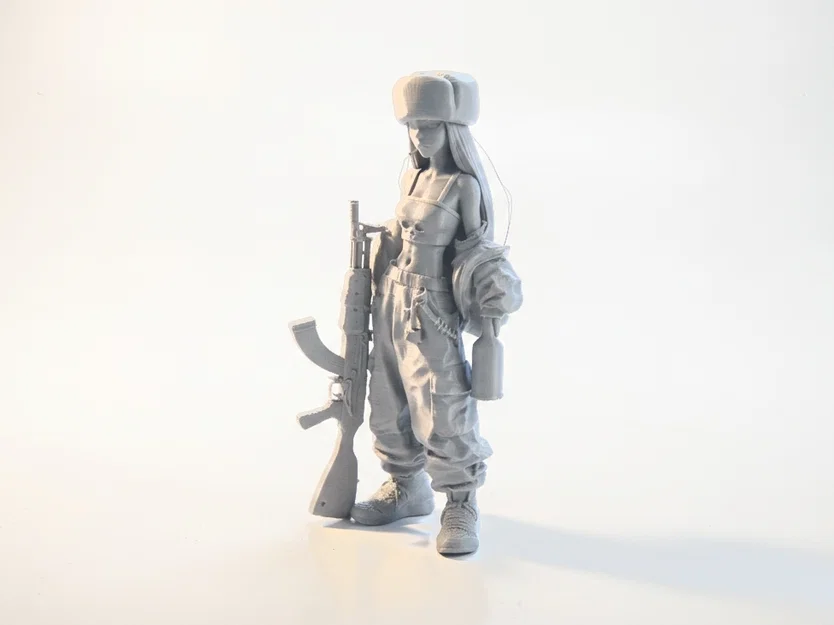Mô hình 3D Nữ Chiến Binh Mercenary Babe - Image 1