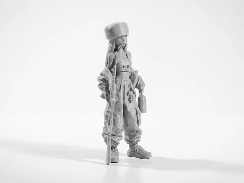 Mô hình 3D Nữ Chiến Binh Mercenary Babe - Image 2