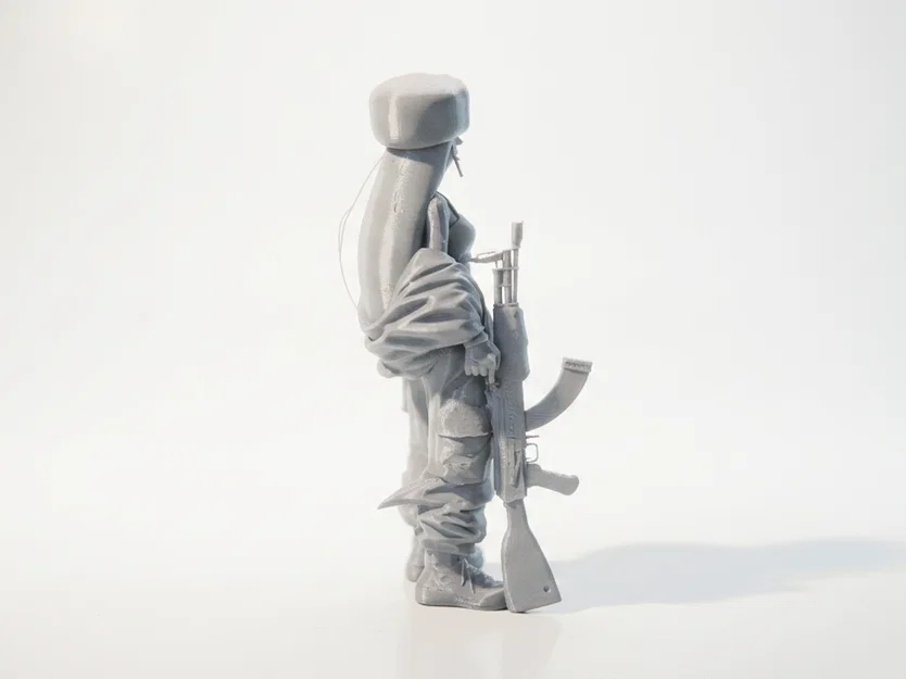 Mô hình 3D Nữ Chiến Binh Mercenary Babe - Image 3