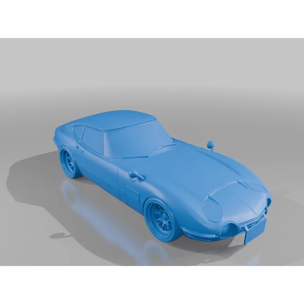 Mô hình xe cổ điển Toyota 2000GT in 3D đẹp mắt - Image 2