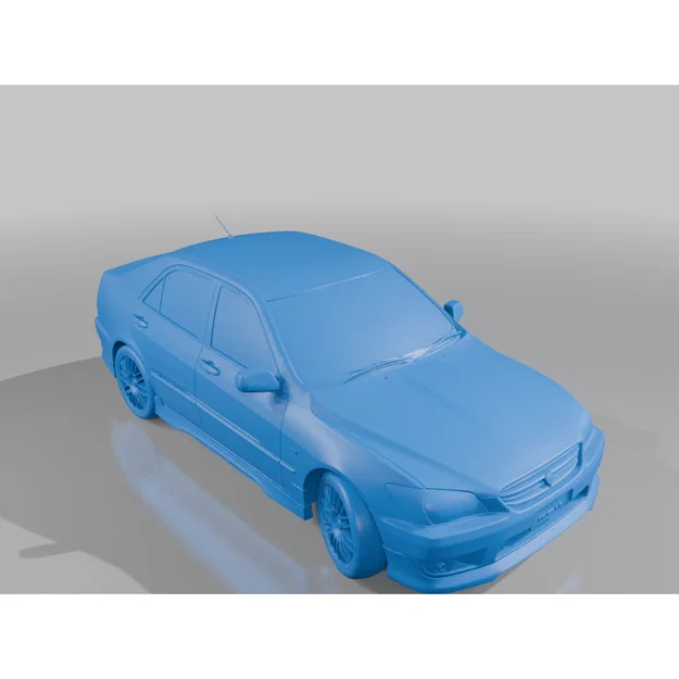 Mô hình 3D Toyota Altezza RS200: Thiết kế xe JDM ấn tượng - Image 1