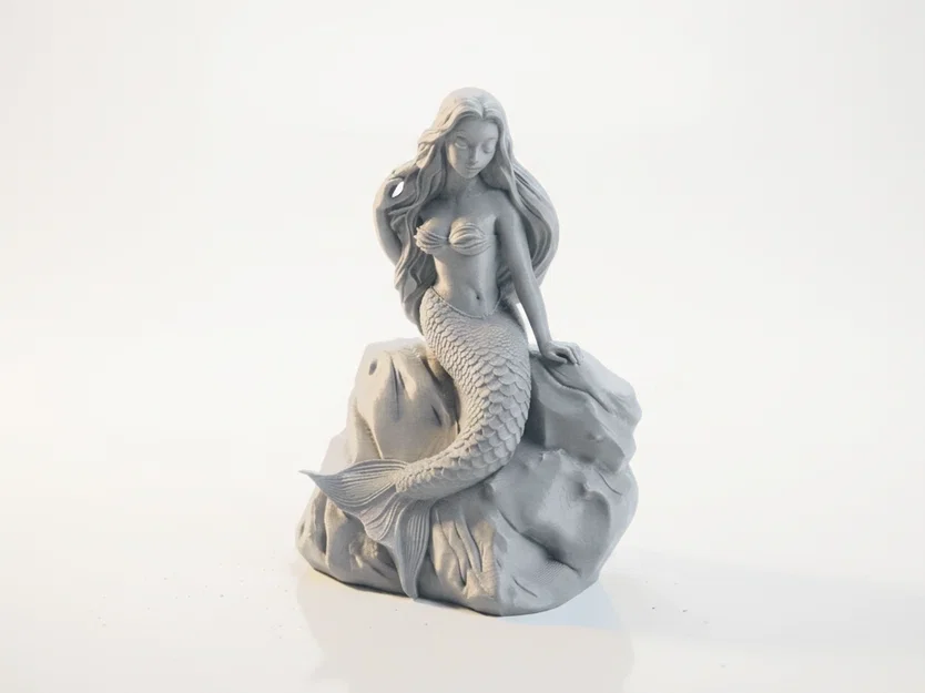 Mô hình Nàng Tiên Cá - Tượng Điêu Khắc Fantasy In 3D - Image 1