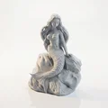 Mô hình Nàng Tiên Cá - Tượng Điêu Khắc Fantasy In 3D - Thumbnail 1