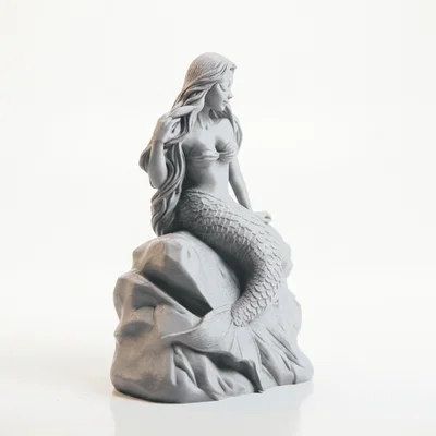 Mô hình Nàng Tiên Cá - Tượng Điêu Khắc Fantasy In 3D