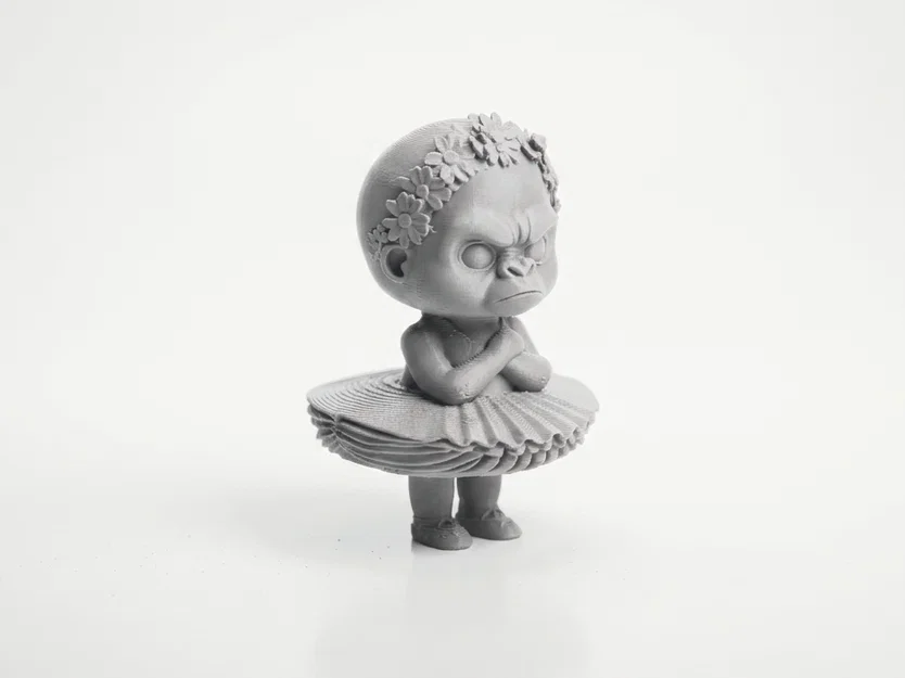 Mô hình 3D Khỉ Vũ Công Ba Lê Dễ Thương - Image 2