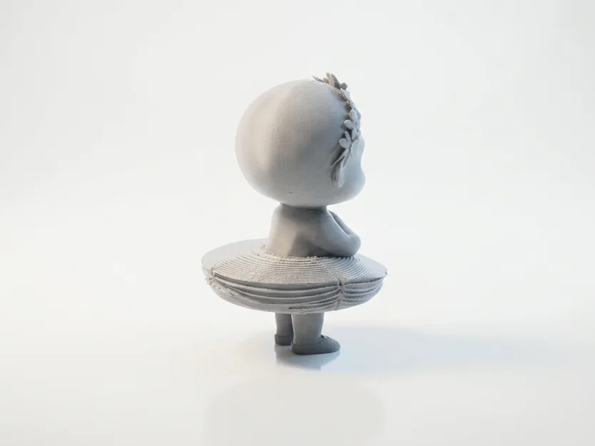 Mô hình 3D Khỉ Vũ Công Ba Lê Dễ Thương - Image 3