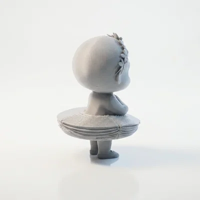 Mô hình 3D Khỉ Vũ Công Ba Lê Dễ Thương
