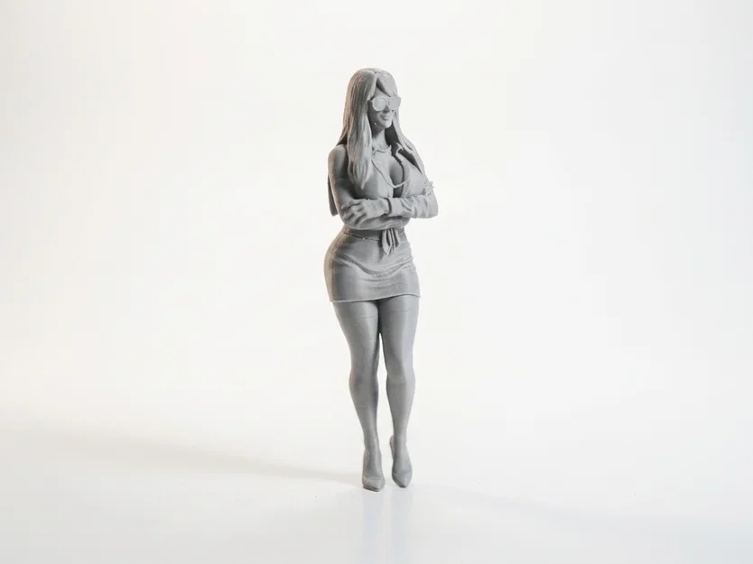Mô hình 3D Tượng Nữ Doanh Nhân - Sắc sảo và Sang trọng - Image 2