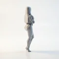 Mô hình 3D Tượng Nữ Doanh Nhân - Sắc sảo và Sang trọng - Thumbnail 3