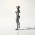 Mô Hình Nhân Vật Nữ Vận Động Viên Cơ Bắp (STL File In 3D) - Thumbnail 4