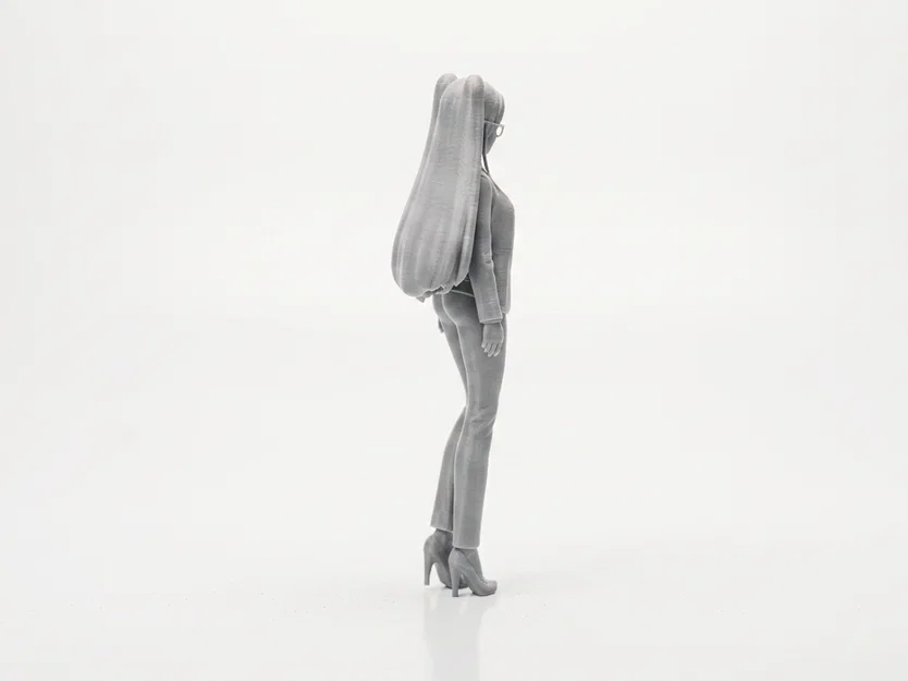 Mô hình nhân vật nữ Nerdy Girl 3D Printable đầy cá tính - Image 3