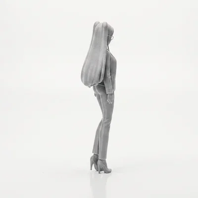 Mô hình nhân vật nữ Nerdy Girl 3D Printable đầy cá tính