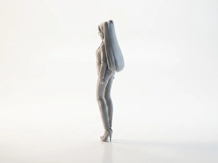 Mô hình nhân vật nữ Nerdy Girl 3D Printable đầy cá tính - Image 4
