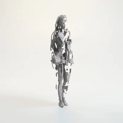 Mô hình Figurine Nữ Mặc Váy Ngủ In 3D
