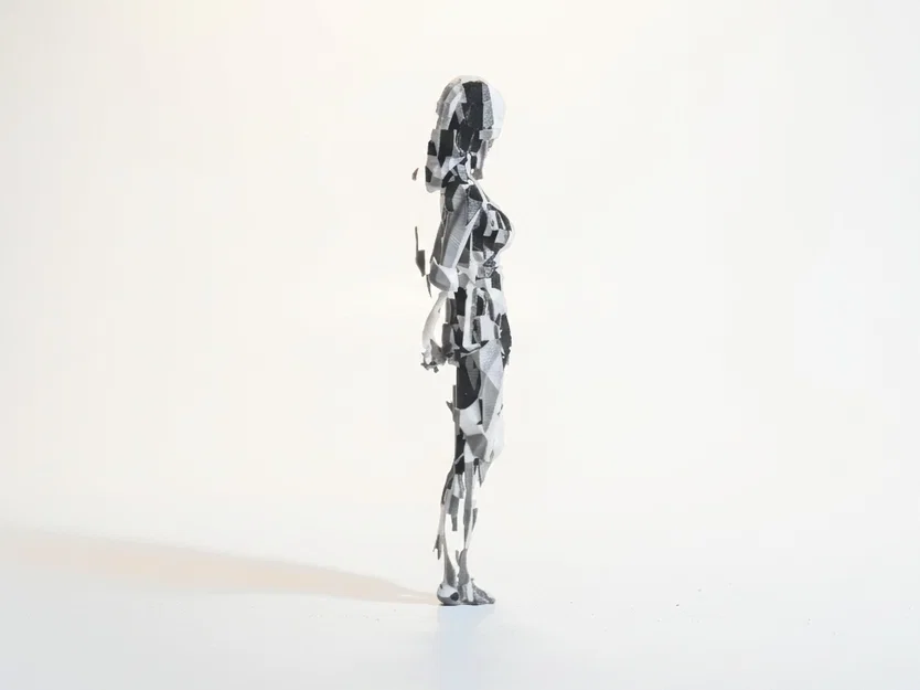 Mô hình Figurine Nữ Mặc Váy Ngủ In 3D - Image 3