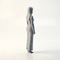 Mô hình 3D nàng thơ mặc váy ngủ - Tượng phụ nữ nghệ thuật - Thumbnail 3