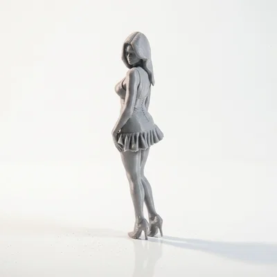 Mô hình tượng nữ nhân vật anime thanh lịch - File in 3D