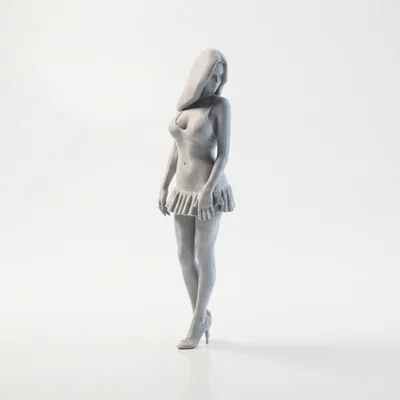 Mô hình tượng nữ nhân vật anime thanh lịch - File in 3D