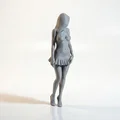 Mô hình tượng nữ nhân vật anime thanh lịch - File in 3D - Thumbnail 3