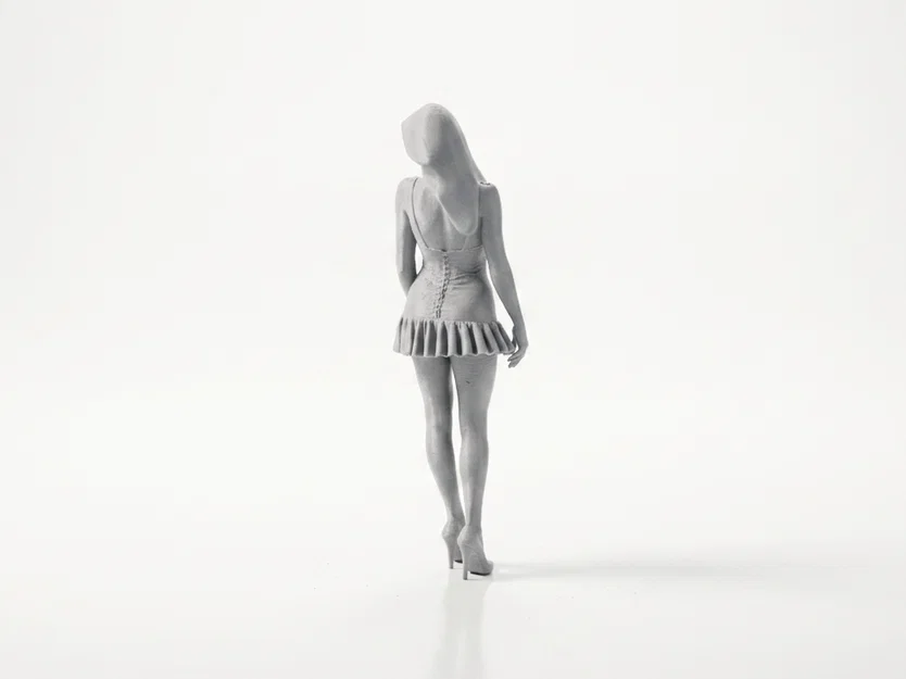 Mô hình tượng nữ nhân vật anime thanh lịch - File in 3D - Image 4