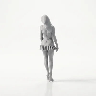 Mô hình tượng nữ nhân vật anime thanh lịch - File in 3D