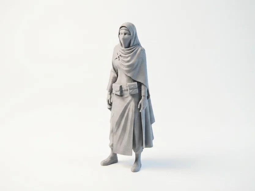 Mô hình 3D nhân vật Ninja Nun cho máy in 3D - Image 1
