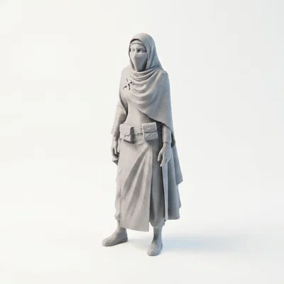 Mô hình 3D nhân vật Ninja Nun cho máy in 3D
