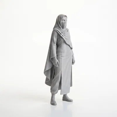 Mô hình 3D nhân vật Ninja Nun cho máy in 3D