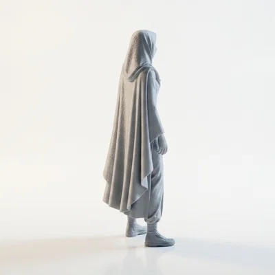 Mô hình 3D nhân vật Ninja Nun cho máy in 3D