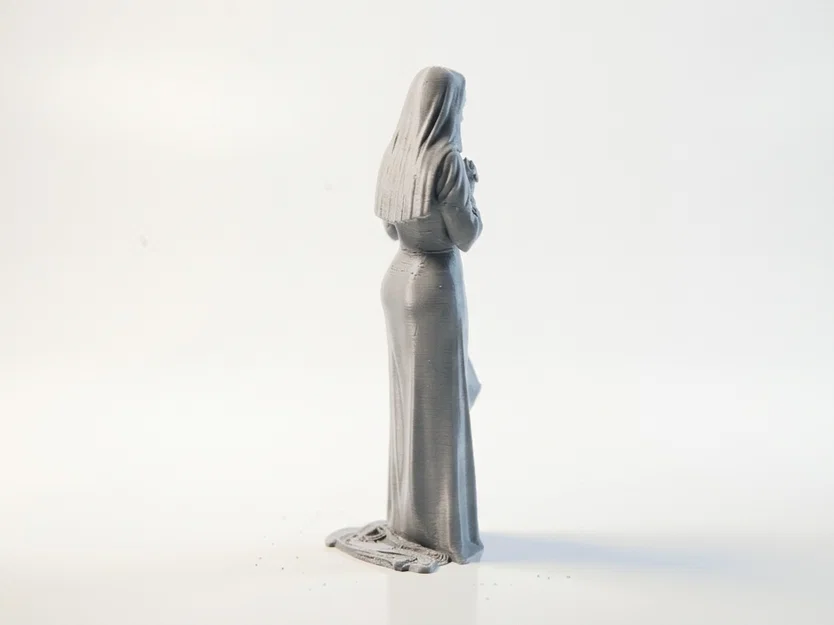 Mô hình 3D tượng nữ tu duyên dáng - Tệp in STL chất lượng cao - Image 3
