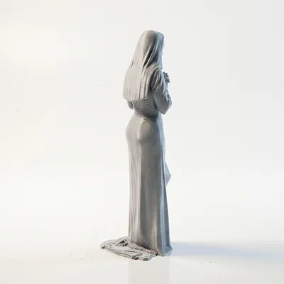 Mô hình 3D tượng nữ tu duyên dáng - Tệp in STL chất lượng cao