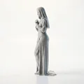 Mô hình 3D tượng nữ tu duyên dáng - Tệp in STL chất lượng cao - Thumbnail 4