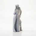 Mô hình 3D Nữ Tu Cầm Nến - Tượng Tôn Giáo Trang Trí - Thumbnail 2