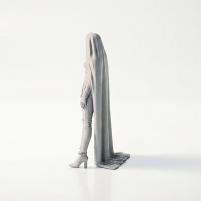 Mô hình 3D Nun In Boots - Nữ tu đi bốt cực chất