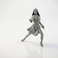 Mô hình Figurine Nữ Tu Chiến Binh - Nun Shooter 3D Printable - Thumbnail 1