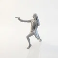 Mô hình Figurine Nữ Tu Chiến Binh - Nun Shooter 3D Printable - Thumbnail 4