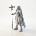 Mô hình Nữ Chiến Binh Hiệp Sĩ - Nun Knight Warrior 3D Printable - Thumbnail 1