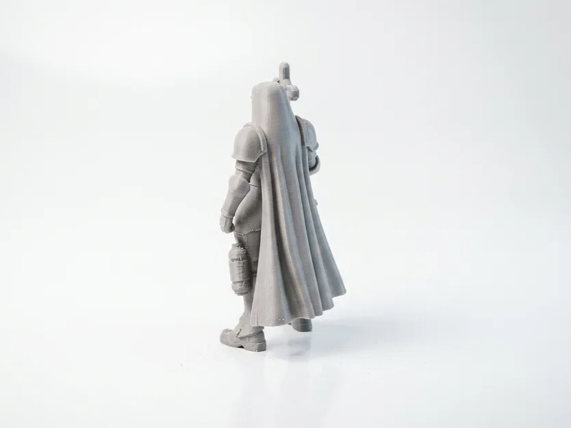 Mô hình Nữ Chiến Binh Hiệp Sĩ - Nun Knight Warrior 3D Printable - Image 4