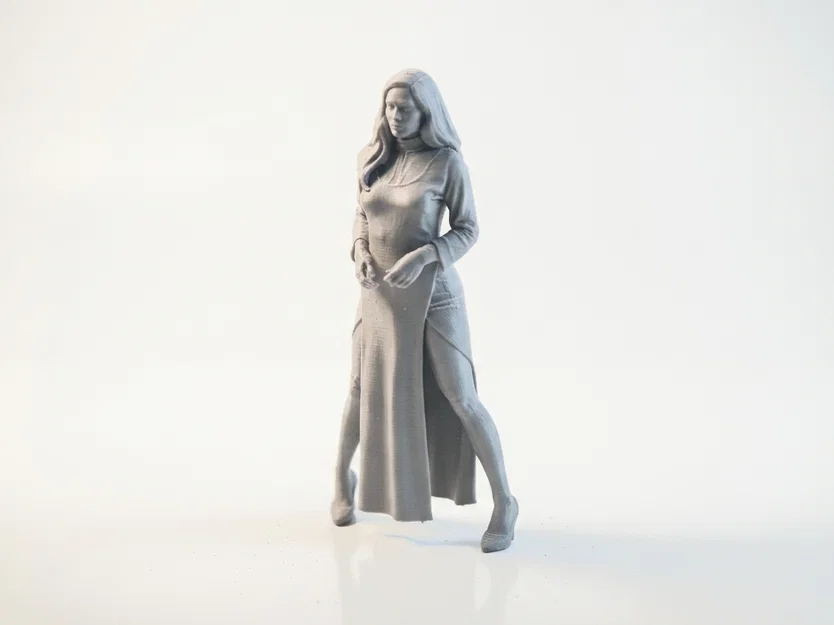 Mô hình tượng nữ tu thanh tao - File 3D chất lượng cao - Image 1