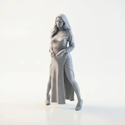 Mô hình tượng nữ tu thanh tao - File 3D chất lượng cao