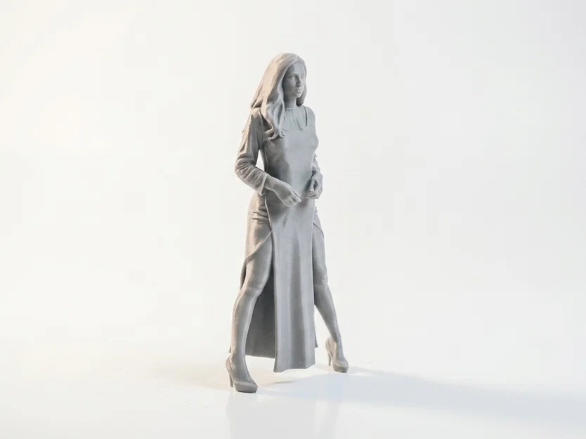 Mô hình tượng nữ tu thanh tao - File 3D chất lượng cao - Image 2