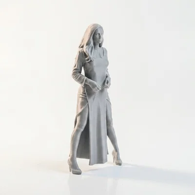 Mô hình tượng nữ tu thanh tao - File 3D chất lượng cao