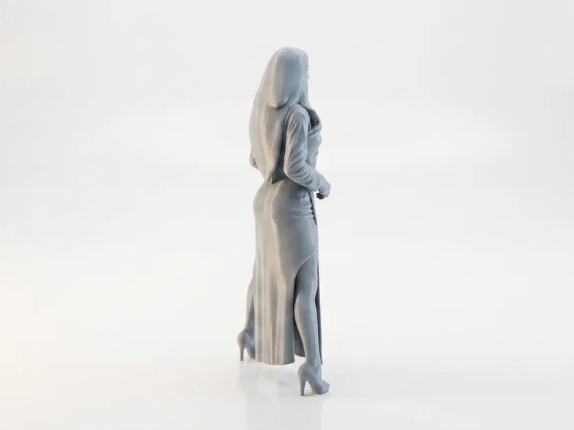 Mô hình tượng nữ tu thanh tao - File 3D chất lượng cao - Image 3