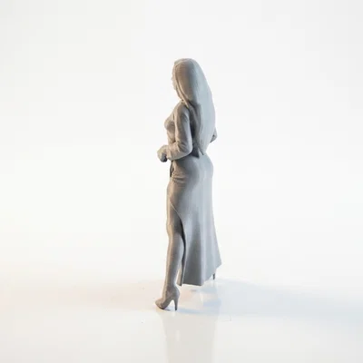 Mô hình tượng nữ tu thanh tao - File 3D chất lượng cao