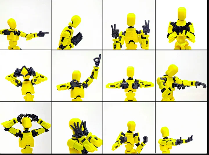 Bộ bàn tay thay thế (Hands) cho mô hình 3D Dummy 13 - Image 1
