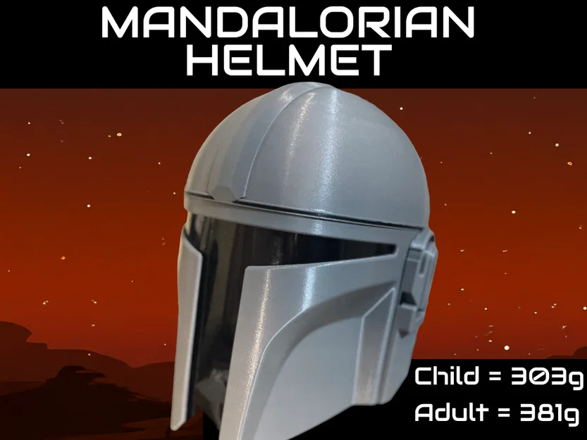 Mũ Mandalorian 303g - Hỗ trợ tối thiểu, dễ lắp ráp - Image 1