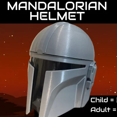 Mũ Mandalorian 303g - Hỗ trợ tối thiểu, dễ lắp ráp